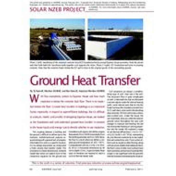 06: Solar NZEB Project: Ground Heat Transfer