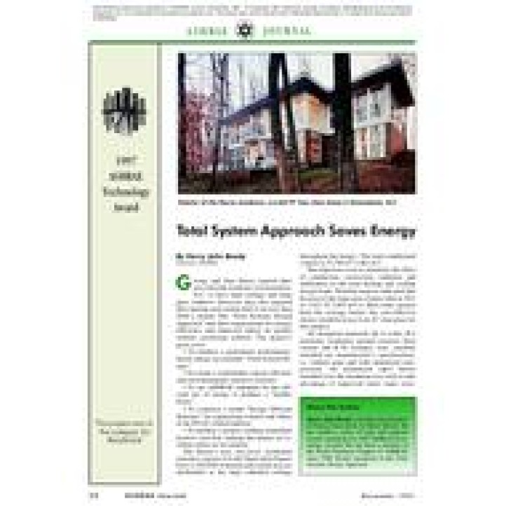 1997 ASHRAE Technology Awards: Total System Approach Saves Energy