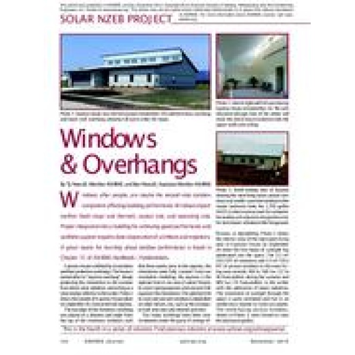 04: Solar NZEB Project - Windows &amp; Overhangs