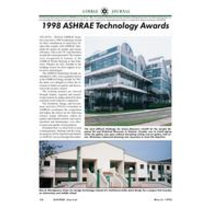 1998 ASHRAE Technology Awards