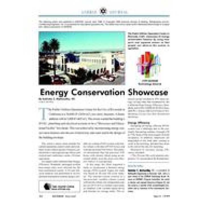 1999 ASHRAE Technology Awards: Energy conservation showcase