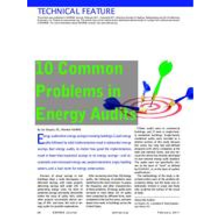 10 Common Problems in Energy Audits